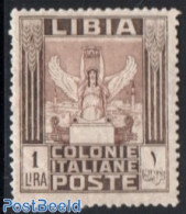 Italian Lybia 1921 1L, Stamp Out Of Set, Unused (hinged) - Libya