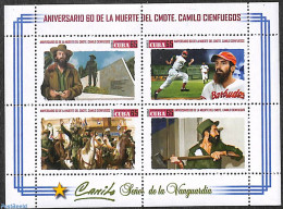 Cuba 2019 Camilo Cienfuegos 4v M/s, Mint NH, Nature - Sport - Horses - Baseball - Neufs