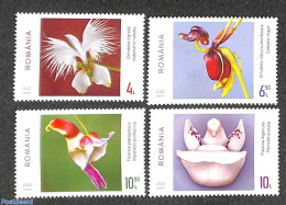 Romania 2022 Floral Phantasies 4v, Mint NH - Unused Stamps