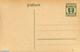 Germany, Danzig 1921 Postcard 20pf, Unused Postal Stationary - Andere & Zonder Classificatie