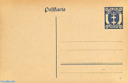 Germany, Danzig 1921 Postcard 40pf, Unused Postal Stationary - Andere & Zonder Classificatie