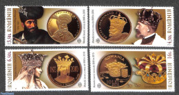 Romania 2022 Union In Numismatics 4v, Mint NH, Various - Money On Stamps - Ongebruikt