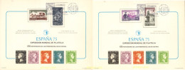 715792 MNH ESPAÑA Hojas Recuerdo 1975 EXPOSICION MUNDIAL DE FILATELIA - Unused Stamps