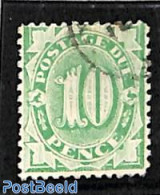 Australia 1902 10d Postage Due, Type II, Perf. 12:11, Used, Used Stamps - Altri & Non Classificati