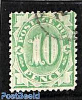 Australia 1902 10d Postage Due, Type II, Perf. 12:11, Used, Used Stamps - Other & Unclassified