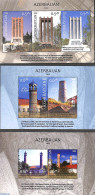 Azerbaijan 2022 270 Years Shusha 3 S/s, Mint NH - Sonstige & Ohne Zuordnung