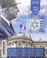 Saint Pierre And Miquelon 2023 Ordre National Du Mérite S/s, Mint NH, History - Decorations - French Presidents - Militares