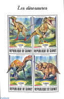 Guinea, Republic 2018 Dinosaurs 4v M/s, Mint NH, Nature - Prehistoric Animals - Préhistoriques