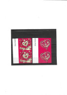 TP Autoadhésif Saint Valentin " De Tout Coeur" Hermès 2013 N° 787-788 X 2 Année 2013 N** Support Blanc - Unused Stamps