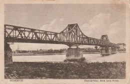 4230 WESEL - BÜDERICH, Rheinbrücke Nach Wesel, 1921 - Wesel