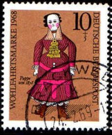 RFA Poste Obl Yv: 436/439 Wohlfahrtsmarke Poupées (TB Cachet Rond) (Thème) - Dolls