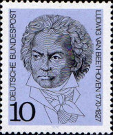 RFA Poste N** Yv: 479/481 Beethoven Hegel & Hölderlin (Thème) - Music