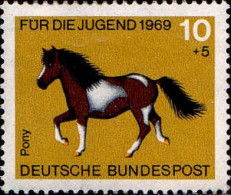 RFA Poste N** Yv: 441/444 Für Die Jugend Chevaux (Thème) - Caballos