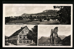 AK Schlaifhausen I. Fränk. Schweiz, Gasthaus Kroder, Zwillinge Am Walberle Mit Segelflugplatz  - Altri & Non Classificati