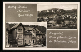 AK Muggendorf, Gasthaus-Pension Eberhard, Totalansicht  - Sonstige & Ohne Zuordnung