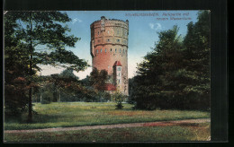 AK Wilhelmshaven, Parkpartie Mit Neuem Wasserturm  - Wilhelmshaven