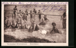 AK Nordseebad Wilhelmshaven, Badegäste IM Strandleben  - Wilhelmshaven