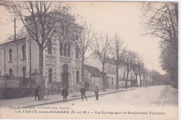 77 - - LA FERTE SOUS JOUARRE - LA SYNAGOGUE SUR LE BOULEVARD TURENNE - THEME JUIF JUIVE JUDAÏCA - La Ferte Sous Jouarre