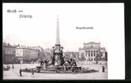 AK Leipzig, Denkmal Auf Dem Augustusplatz  - Leipzig