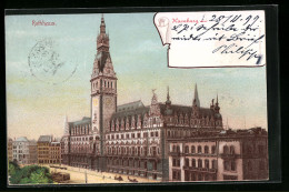 AK Hamburg, Blick Auf Das Rathaus  - Mitte