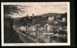 AK Altena I. W., Blick Von Der Promenade über Die Brücke Auf Die Stadt  - Altena