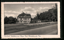 AK Bad Klosterlausnitz In Thür., Vor Dem Kurhotel Waldhaus Zur Köppe  - Bad Klosterlausnitz