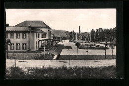 AK Flöha I. Sa., Platz Vor Dem Bahnhof  - Floeha