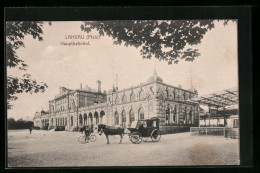 AK Landau I. Pfalz, Kutsche Vor Dem Hauptbahnhof  - Landau