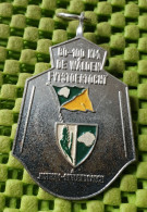 Medaile   :60-100 Km. De Walden Fytstoertocht , Jistrum-Skullenboarch  -  Original Foto  !!  Medallion  Dutch . - Andere & Zonder Classificatie