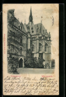 AK Wernigerode, Vor Der Schlosskirche  - Wernigerode