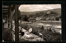 AK Neckarsteinach, Terrasse über Dem Strandbad  - Autres & Non Classés