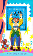 RFA Bloc N** Yv:26 Mi:27 Für Uns Kinder Clown (Thème) - Cirque
