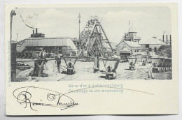 SUD AFRICA CARD MINE D'OR GOLD JOHANNESBURG POSTEE DE BELGIQUE VIRTON - Zuid-Afrika