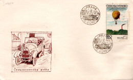 TCHECOSLOVAQUIE FDC 1973 MONTGOLFIERE - FDC