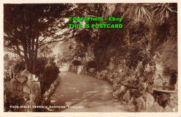 R355405 Torquay. Rock Walk. Terrace Gardens. RP. Postcard - World