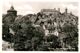 72794178 Nuernberg Blick Vom Hallertor Auf Burg Nuernberg - Nürnberg