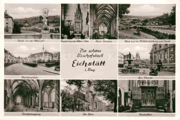 72794158 Eichstaett Oberbayern Altmuehl Dom Willibaldsburg Markt Residenzplatz E - Eichstaett