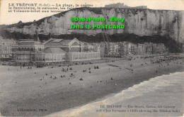 R355448 Le Treport. The Beach. Casino. Lift Calvary And Les Terrasses. Cliffs Sh - World