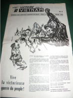 GUERRE DU VIETNAM : " VICTOIRE POUR LE VIETNAM " JOURNAL DES COMITES VIETNAM DE BASE , LE N ° 6 DE MARS 1968 - 1950 - Oggi