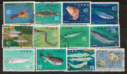 Japon 1966-1967 N° Y&T : 822 à 829D Obl. - Used Stamps