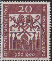 RFA Poste Obl Yv: 209 Mi:336 St.Bernward St.Godehardt (Beau Cachet Rond) (Thème) - Christendom