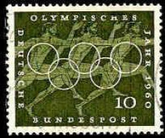 RFA Poste Obl Yv: 206 Mi:333 Olympisches Jahr Course De Demi-fond (Obl.mécanique) (Thème) - Atletiek