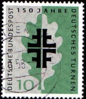 RFA Poste Obl Yv: 163 Mi:292 150 Jahre Deutsches Turnen (Beau Cachet Rond) (Thème) - Ginnastica