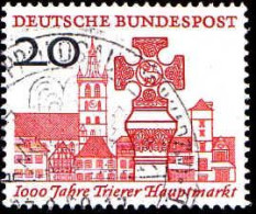 RFA Poste Obl Yv: 161 Mi:290 Trierer Hauptmarkt (Beau Cachet Rond) (Thème) - Chiese E Cattedrali