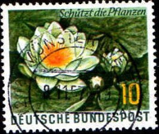 RFA Poste Obl Yv: 146 Mi:274 Schützt Die Pflanzen Nymphaea Alba (TB Cachet Rond) (Thème) - Altri & Non Classificati