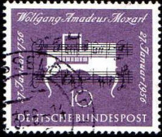 RFA Poste Obl Yv: 105 Mi:228 Wolfgang Amadeus Mozart (Beau Cachet Rond) (Thème) - Musik