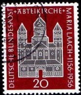 RFA Poste Obl Yv: 114 Mi:238 Abteikirche Maria Laach (TB Cachet Rond) (Thème) - Eglises Et Cathédrales
