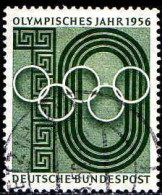 RFA Poste Obl Yv: 107 Mi:231 Olympisches Jahr (Beau Cachet Rond) (Thème) - Zomer 1956: Melbourne