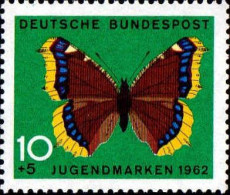 RFA Poste N** Yv: 249 Mi:377 Jugendmarken Papillon Vulcain (Thème) - Mariposas