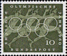 RFA Poste N** Yv: 206 Mi:333 Olympisches Jahr Course De Demi-fond (Thème) - Athlétisme